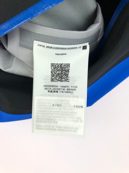 【中古美品】【メンズ】 ARC'TERYX アークテリクス × BEAMS ビームス コラボ 別注 23SS BETA JACKET 11-18-0196-729-90-20 ベータ ジャケット ナイロン アウター 144-251114-yy-19-tag サイズ：L カラー：Boro Blue 万代Net店