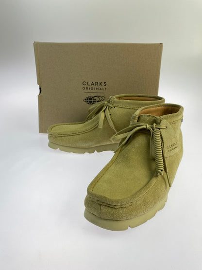 【中古品】【メンズ】  CLARKS ORIGINALS × BEAMS WALLABEE BOOT GORE-TEX 26163850 クラークスオリジナルズ ビームス ワラビーブーツ ゴアテックス 靴 164-240422-yn-21-min サイズ：UK 8 1/2 カラー：MAPLE SUEDE 万代Net店