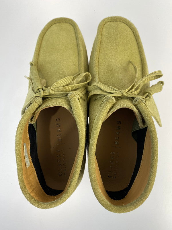 【中古品】【メンズ】  CLARKS ORIGINALS × BEAMS WALLABEE BOOT GORE-TEX 26163850 クラークスオリジナルズ ビームス ワラビーブーツ ゴアテックス 靴 164-240422-yn-21-min サイズ：UK 8 1/2 カラー：MAPLE SUEDE 万代Net店