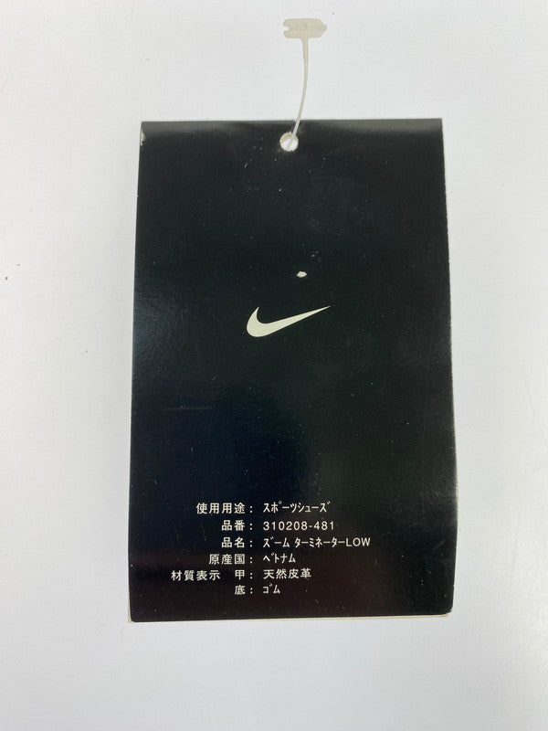 【中古美品】【メンズ】 NIKE ナイキ ZOOM TERMINATOR LOW SYRACUSE2004 310208-481 ズームターミネータ― ロー スニーカー 靴 160-240422-jt-08-min サイズ：US 10 28.0cm カラー：OBSIDIAN/ORENNGE BLAZE-WHITE 万代Net店