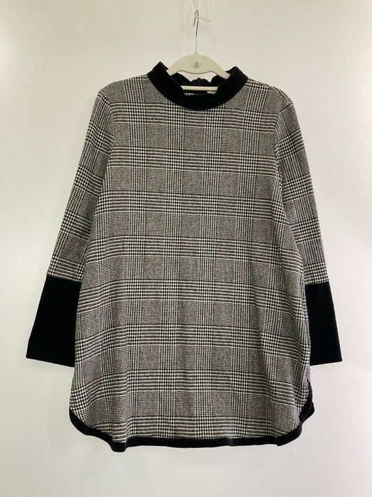 【中古品】【レディース】 ST.CECILIA セントセシリア ウールグレンチェックプルオーバー トップス 171-240424-yn-20-min カラー：ブラック 万代Net店