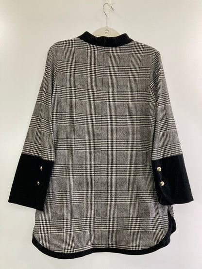 【中古品】【レディース】 ST.CECILIA セントセシリア ウールグレンチェックプルオーバー トップス 171-240424-yn-20-min カラー：ブラック 万代Net店