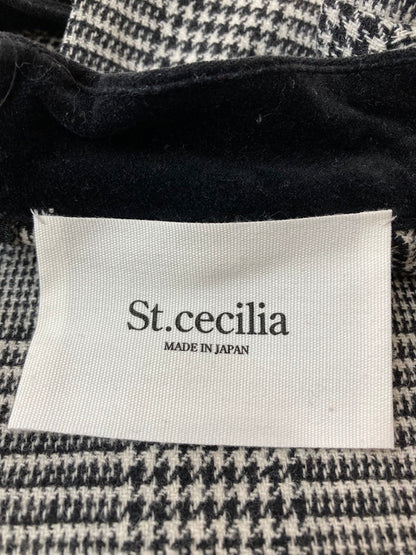 【中古品】【レディース】 ST.CECILIA セントセシリア ウールグレンチェックプルオーバー トップス 171-240424-yn-20-min カラー：ブラック 万代Net店