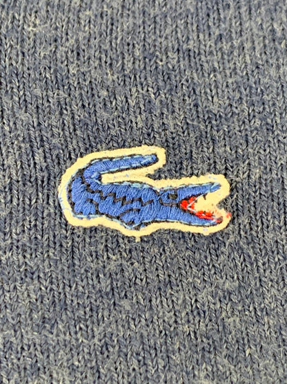 【中古品】【メンズ】 LACOSTE ラコステ V NECK KNIT ヴィンテージ 青ワニ ブイネック ニットセーター 146-260416-AS-25-min サイズ：M カラー：ネイビー 万代Net店