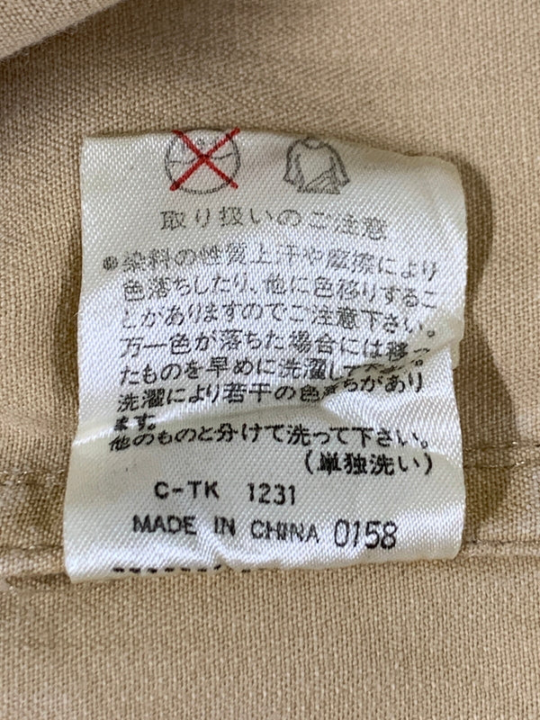 【中古品】【メンズ】 ZIPPO ジッポ COTTON JACKET コットンジャケット ヘリンボーン カバーオール ハンティングジャケット 146-260615-kt-08-min サイズ：L カラー：ベージュ系 万代Net店