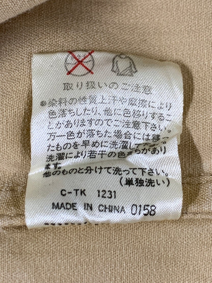 【中古品】【メンズ】 ZIPPO ジッポ COTTON JACKET コットンジャケット ヘリンボーン カバーオール ハンティングジャケット 146-260615-kt-08-min サイズ：L カラー：ベージュ系 万代Net店