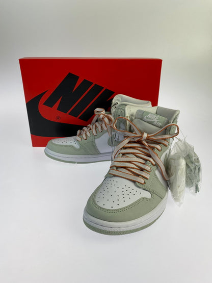 【中古美品】【レディース】 NIKE ナイキ WMNS AIR JORDAN 1 HIGH OG CD0461-002 ウィメンズ エアジョーダン1 レトロ ハイ スニーカー 靴  166-240426-yn-17-min サイズ：23.0cm US6 カラー：SEAFOAM/WHITE-HEALING ORANGE 万代Net店