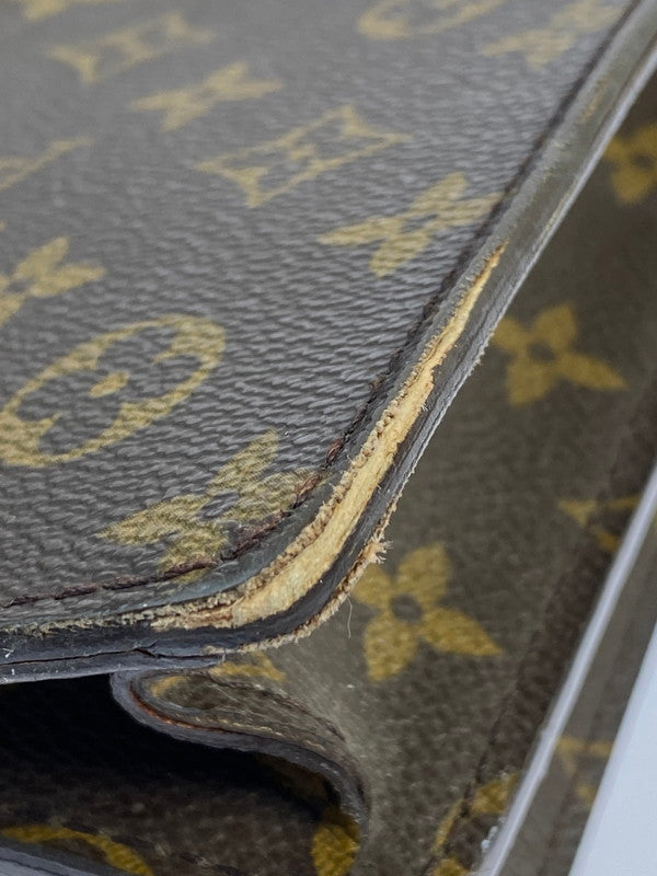 【中古品】【メンズ/レディース】 LOUIS VUITTON ルイ・ヴィトン モノグラム セルヴィエットコンセイエ ブリーフケース M53331 SR1012 ビジネスバッグ 鞄 179-240513-jt-07-min カラー：ブラウン系 万代Net店