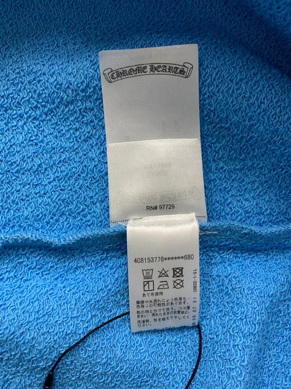 【中古美品】【メンズ】 CHROME HEARTS クロムハーツ 24SS BRAIN NEW SWTSHRT MATTY BOY マッティボーイ ブレインニュー スウェット トレーナー トップス 190-240516-yn-24-min サイズ：L カラー：ライトブルー 万代Net店