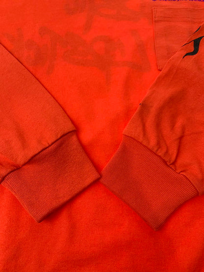 【中古美品】【メンズ】 CHROME HEARTS クロムハーツ 24SS PPO SPARK THE HEART CREWNECK MATTY BOY マッティボーイ プリントスパークザハートスウェット 長袖Tシャツ トップス 190-240516-yn-18-min サイズ：M カラー：レッド 万代Net店