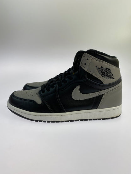 【中古品】【メンズ】 NIKE ナイキ AIR JORDAN 1 RETRO HIGH OG 555088-013 エアジョーダン 1 レトロ ハイ オージー スニーカー 靴 160-240426-yn-01-min サイズ：27.5cm US9.5 カラー：BLACK/MEDIUM GREY-WHITE 万代Net店