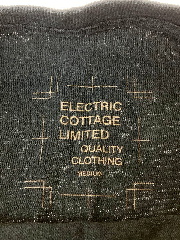 【中古品】【メンズ】 ELECTRIC COTTAGE エレクトリックコテージ SEAN FONT TEE ショーンフォントTシャツ トップス 半袖Tシャツ 146-240423-jt-12-min サイズ：M カラー：ブラック  万代Net店