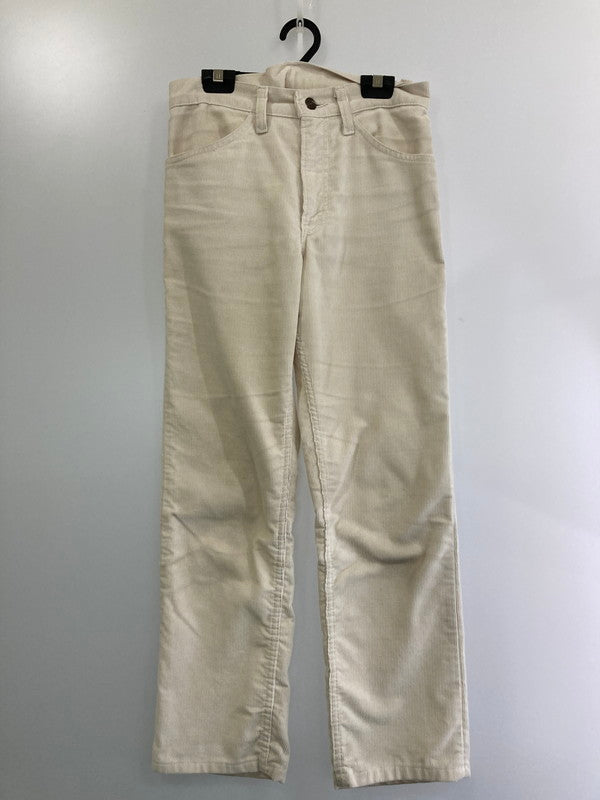 【中古品】【レディース】 Levi's リーバイス 519-1568 白タブ 85年製造 80S 519 CORDUROY PANT コーデュロイパンツ ボトムス 171-241216-me-40-min サイズ：28×30 カラー：ホワイト 万代Net店