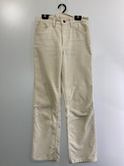【中古品】【レディース】 Levi's リーバイス 519-1568 白タブ 85年製造 80S 519 CORDUROY PANT コーデュロイパンツ ボトムス 171-241216-me-40-min サイズ：28×30 カラー：ホワイト 万代Net店