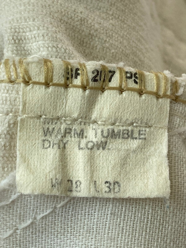 【中古品】【レディース】 Levi's リーバイス 519-1568 白タブ 85年製造 80S 519 CORDUROY PANT コーデュロイパンツ ボトムス 171-241216-me-40-min サイズ：28×30 カラー：ホワイト 万代Net店