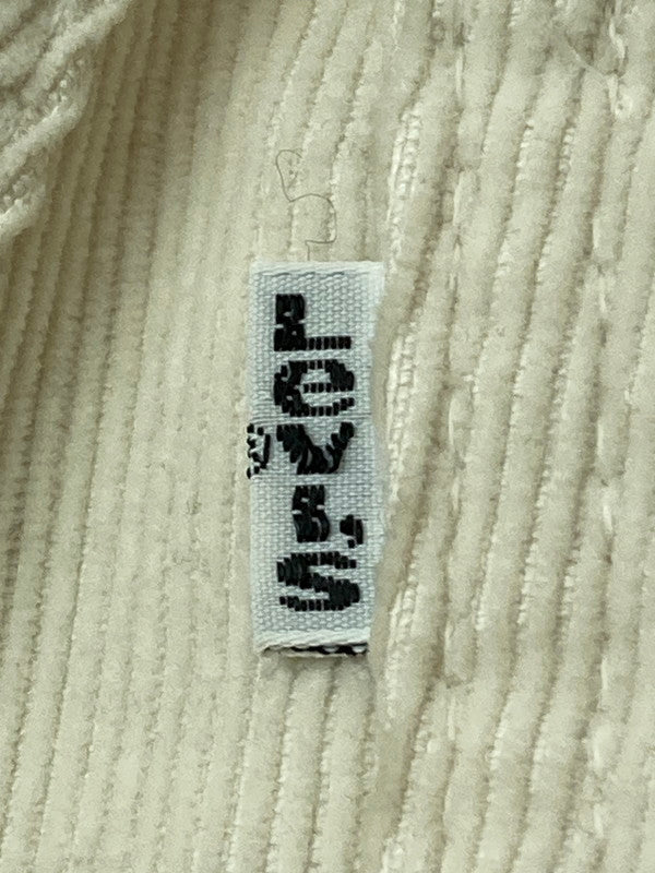 【中古品】【レディース】 Levi's リーバイス 519-1568 白タブ 85年製造 80S 519 CORDUROY PANT コーデュロイパンツ ボトムス 171-241216-me-40-min サイズ：28×30 カラー：ホワイト 万代Net店