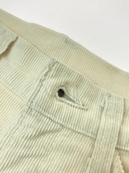 【中古品】【レディース】 Levi's リーバイス 519-1568 白タブ 85年製造 80S 519 CORDUROY PANT コーデュロイパンツ ボトムス 171-241216-me-40-min サイズ：28×30 カラー：ホワイト 万代Net店