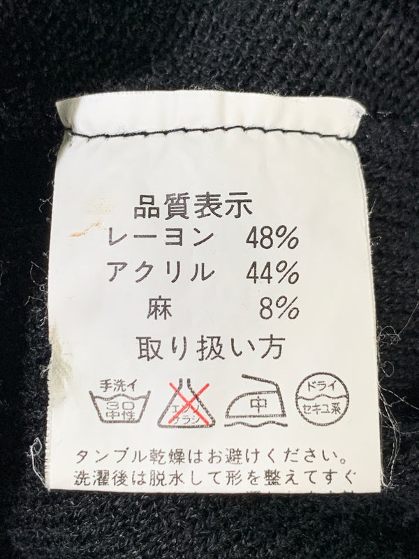 【中古品】【メンズ】 MCM LEGERE エムシーエム レジェール L/S KNIT ロングスリーブニット 長袖 トップス 146-260617-yn-15-min サイズ：LL カラー：ブラック 万代Net店