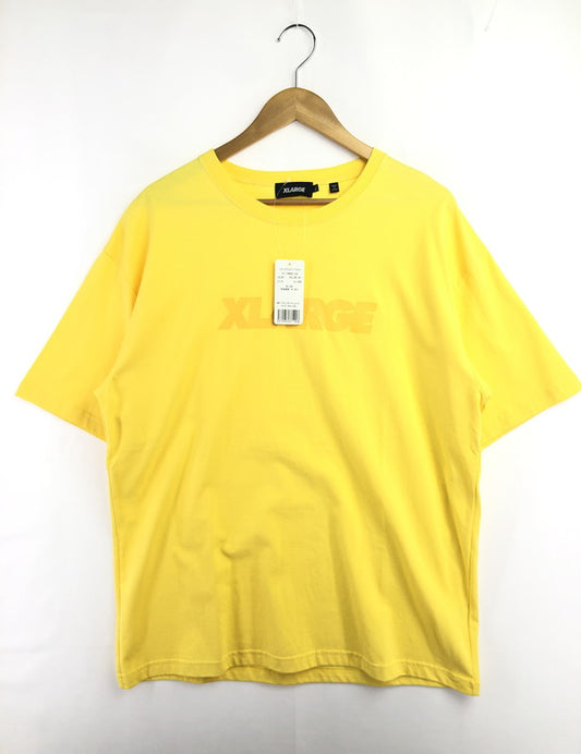 【中古美品】【メンズ】 X-LARGE エクストラ ラージ S/S TEE ショートスリーブ Tシャツ 半袖Tシャツ トップス 150-260510-rt-10-tag サイズ：XL カラー：イエロー 万代Net店