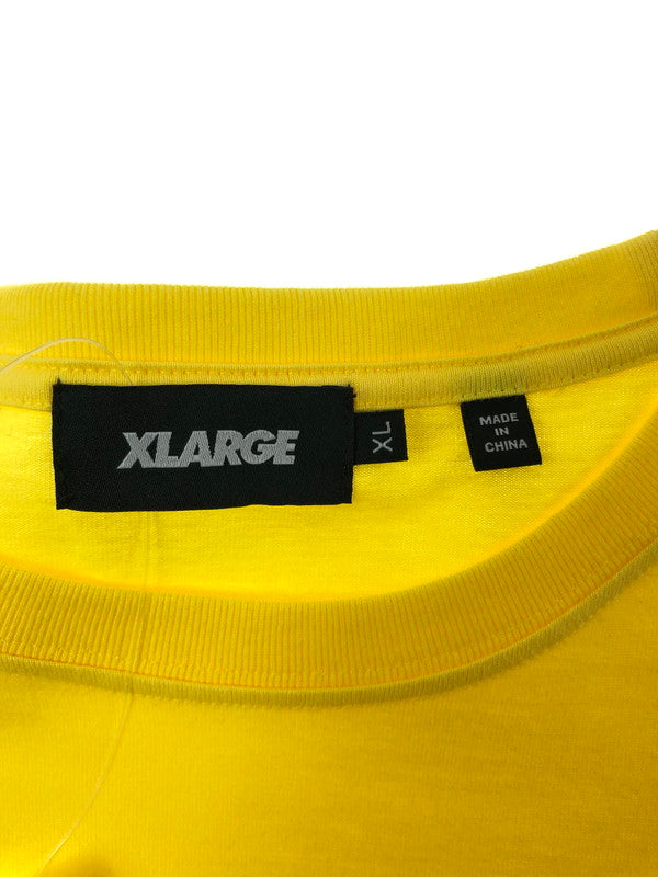 【中古美品】【メンズ】 X-LARGE エクストラ ラージ S/S TEE ショートスリーブ Tシャツ 半袖Tシャツ トップス 150-260510-rt-10-tag サイズ：XL カラー：イエロー 万代Net店