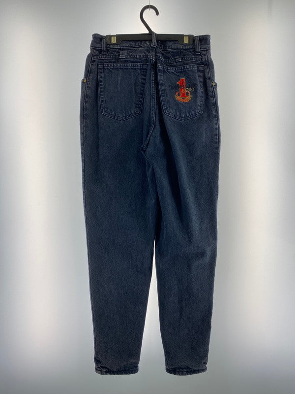 【中古品】【レディース】 90S ナンバーワン マムジーンズ デニムパンツ ボトムス 171-240530-jt-12-min サイズ：W31 カラー：ブラックインディゴ 万代Net店