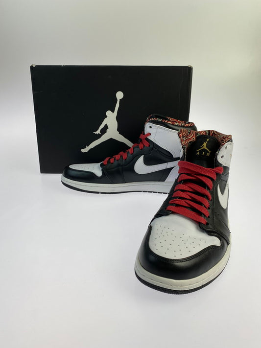 【中古美品】【メンズ】 NIKE ナイキ 539542-035 AIR JORDAN 1 RETRO HIGH RTTG SNEAKER スニーカー シューズ 靴 160-240504-ab-4-min サイズ：28cm カラー：BLACK/MTLLC GOLD-WHITE-GYM RD 万代Net店