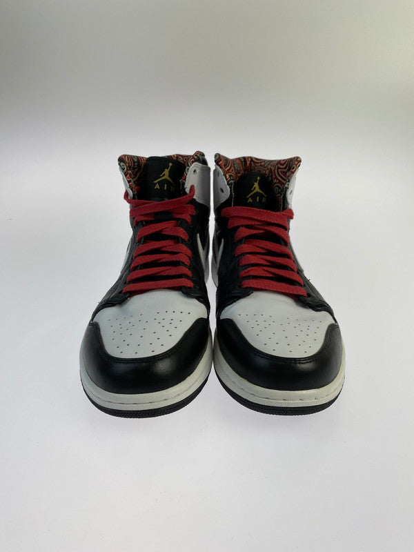 【中古美品】NIKE ナイキ 539542-035 AIR JORDAN 1 RETRO HIGH RTTG SNEAKER スニーカー シューズ 靴 160-240504-ab-4-min サイズ：28cm カラー：BLACK/MTLLC GOLD-WHITE-GYM RD 万代Net店