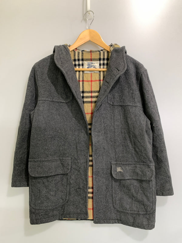 【現状渡し品】【メンズ】 BURBERRY'S バーバリーズ 90’S WOOL HOODED COAT ウールフーデッドコート アウター ヴィンテージ 141-260729-AS-10-min サイズ：不明 下記参照 カラー：グレー 万代Net店
