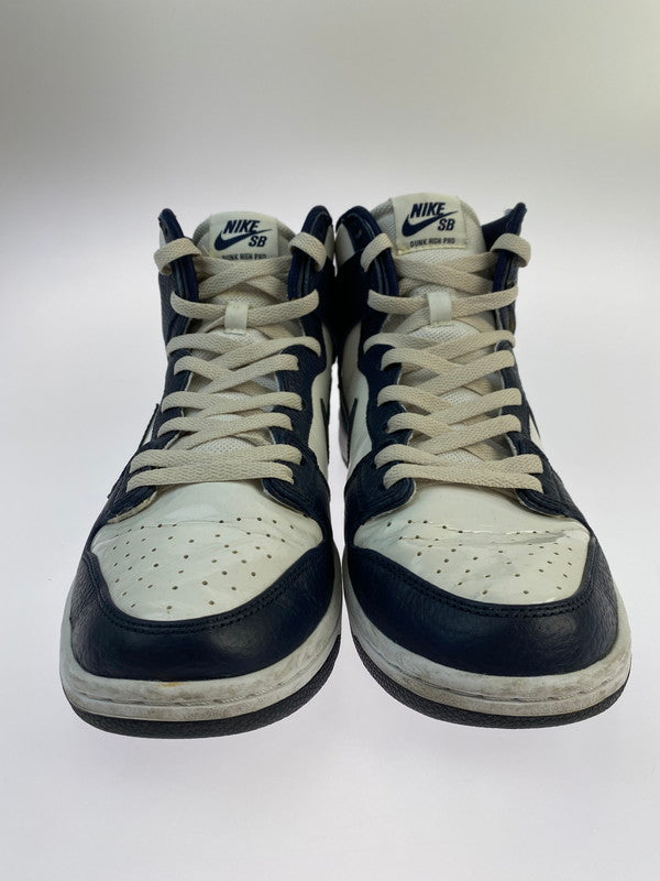 【中古品】【メンズ】 NIKE SB ナイキエスビー DUNK HIGH PRO FUTURE COURT OBSIDIAN 854851-441 ダンクハイ プロ フューチャーコート スニーカー 靴 160-240508-jt-17-min サイズ：US 11 29.0cm カラー：ネイビー/ホワイト 万代Net店