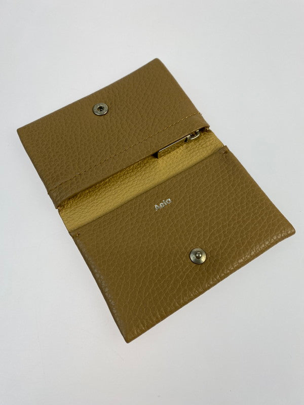 【中古品】【メンズ】  AETA COIN CASE アエタ コインケース 財布 200-240508-yn-10-min カラー：ベージュ 万代Net店