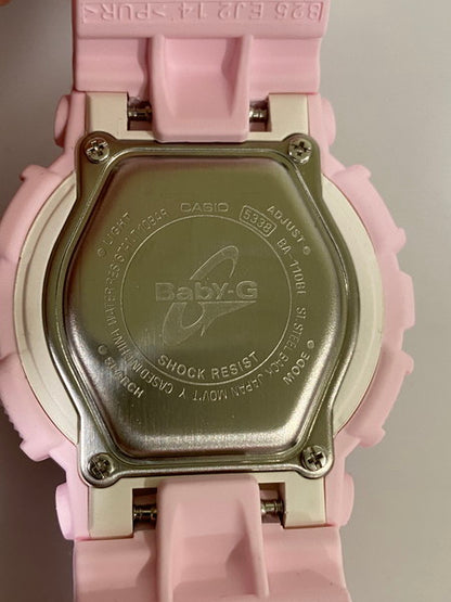 【LIFTる。景品】【中古品】【レディース】 CASIO カシオ  BABY-G ベビー-ジー アナデジ クォーツ腕時計 BA-110BE-4ADR レディース 腕時計 ベビーG 196-241129-em-01-min カラー：ピンク 万代Net店