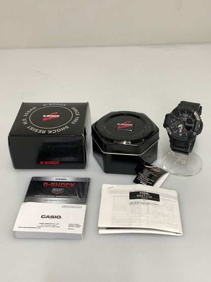 【中古美品】【メンズ/レディース】 CASIO カシオ G-SHOCK GRAVITY MASTER GA-1100-1A1DR ジーショック グラビティマスター アナデジ クォーツ腕時計 196-260715-yn-37-min カラー：ブラック 万代Net店