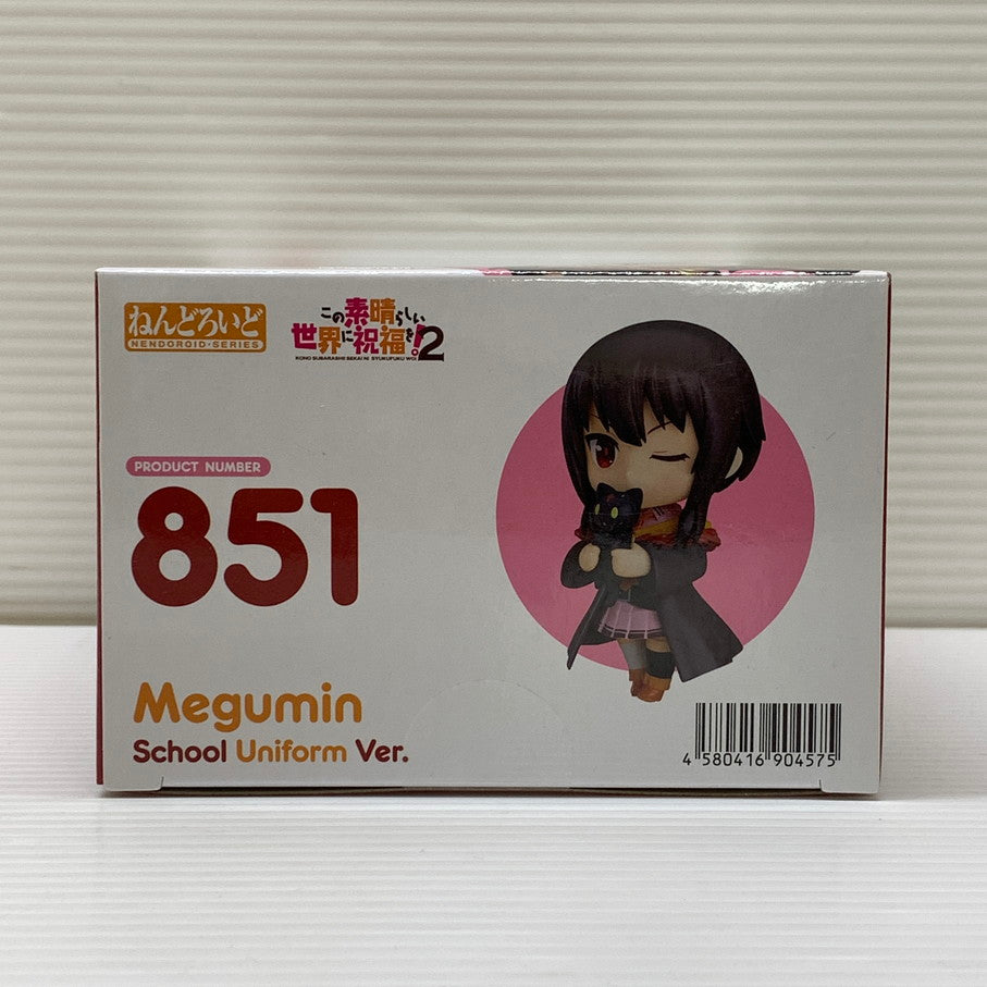 【中古品】 ねんどろいど めぐみん 学生服Ver. 「この素晴らしい世界に祝福を!2」 フィギュア グッドスマイルカンパニー このすば 053-251201-em-10-min 万代Net店