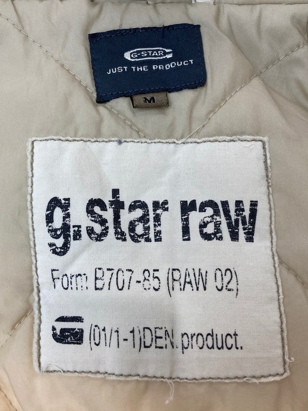 【現状渡し品】【メンズ】  G-STAR RAW ジースター・ロゥ B707-85 モッズコート アウター 141-241005-ks-09-min サイズ：M カラー：ホワイト 万代Net店