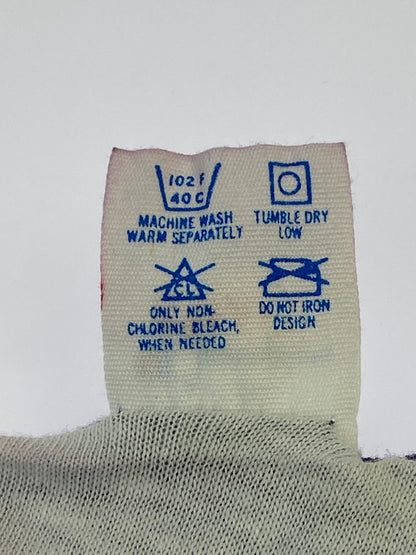 【ジャンク品】【メンズ】 Champion チャンピオン トリコタグ後期 USA製 80S REVERSIBLE COLLEGE LOGO T-SHIRT 1980年代 リバーシブル カレッジロゴ ティーシャツ 半袖Tシャツ 146-260410-KS-09-min サイズ：S カラー：ネイビー 万代Net店