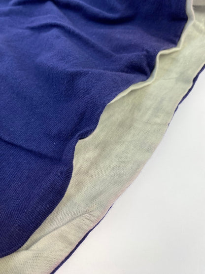 【ジャンク品】【メンズ】 Champion チャンピオン トリコタグ後期 USA製 80S REVERSIBLE COLLEGE LOGO T-SHIRT 1980年代 リバーシブル カレッジロゴ ティーシャツ 半袖Tシャツ 146-260410-KS-09-min サイズ：S カラー：ネイビー 万代Net店
