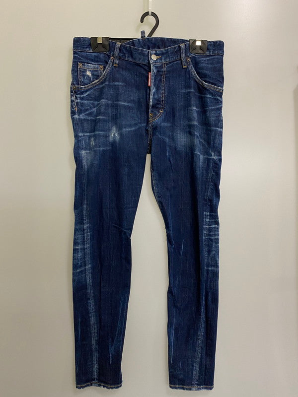 【中古品】【メンズ】 DSQUARED2 ディースクエアード CLASSIC KENNY JEAN S74LB0506 クラシック ケニー デニム パンツ ボトムス 152-240511-yn-08-min サイズ：50 カラー：インディゴ 万代Net店