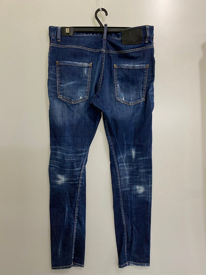 【中古品】【メンズ】 DSQUARED2 ディースクエアード CLASSIC KENNY JEAN S74LB0506 クラシック ケニー デニム パンツ ボトムス 152-240511-yn-08-min サイズ：50 カラー：インディゴ 万代Net店