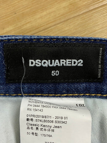 【中古品】【メンズ】 DSQUARED2 ディースクエアード CLASSIC KENNY JEAN S74LB0506 クラシック ケニー デニム パンツ ボトムス 152-240511-yn-08-min サイズ：50 カラー：インディゴ 万代Net店