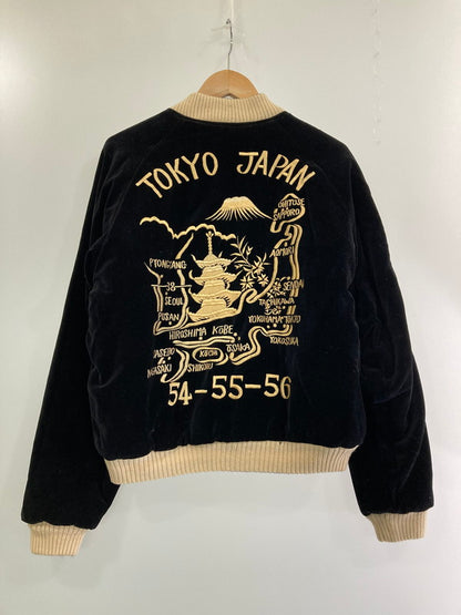 【中古品】【メンズ】 東洋エンタープライズ トーヨーエンタープライズ  LIMITED EDITION  500着限定 虎×鷲 別珍 SOUVENIR JACKET M18686 M品番 アウター スカジャン 145-240502-jt-10-min サイズ：M カラー：ブラック /ブルー系 万代Net店