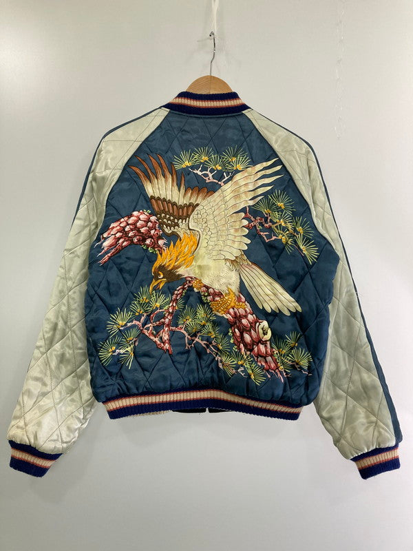 【中古品】【メンズ】 東洋エンタープライズ トーヨーエンタープライズ  LIMITED EDITION  500着限定 虎×鷲 別珍 SOUVENIR JACKET M18686 M品番 アウター スカジャン 145-240502-jt-10-min サイズ：M カラー：ブラック /ブルー系 万代Net店