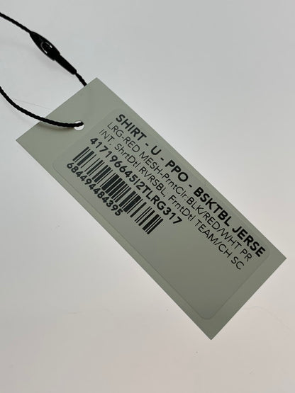 【中古美品】【メンズ】 CHROME HEARTS クロムハーツ 24SS PRO FORM TEAM BASKETBALL JERSEY MATTY BOY マッティボーイ メッシュジャージ タンクトップ トップス 190-240516-yn-22-min サイズ：L カラー：レッド 万代Net店