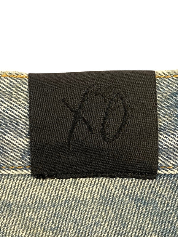 【中古品】【メンズ】  PUMA × XO THE WEEKND DENIM PANTS プーマ ザ ウィークエンド デニムパンツ ボトムス 153-240717-yn-07-min サイズ：US 30 カラー：ライトインディゴ 万代Net店