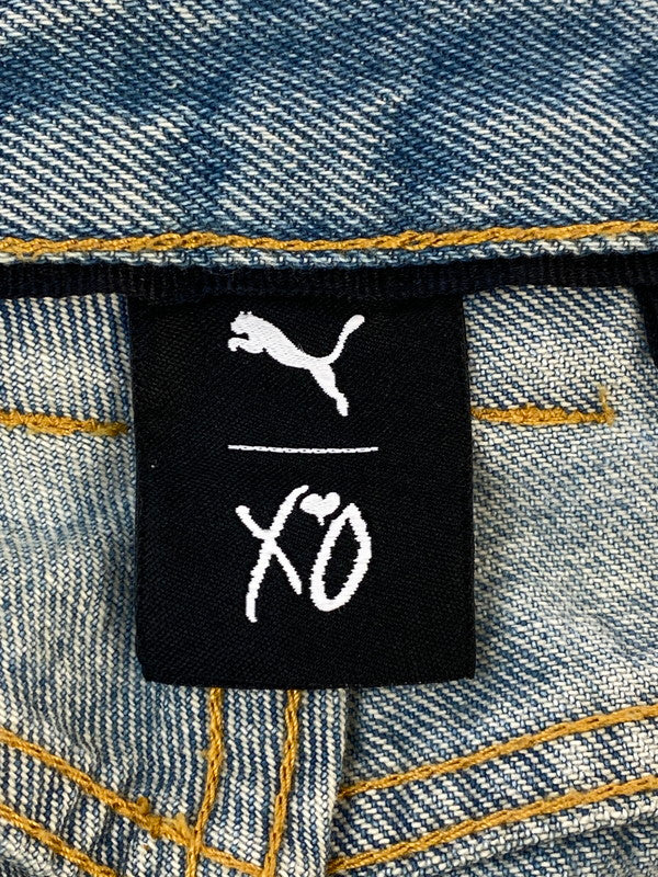 【中古品】【メンズ】  PUMA × XO THE WEEKND DENIM PANTS プーマ ザ ウィークエンド デニムパンツ ボトムス 153-240717-yn-07-min サイズ：US 30 カラー：ライトインディゴ 万代Net店