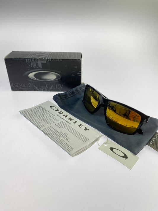 【中古品】【メンズ】 OAKLEY オークリー SLIVER SUNGLASSES OO9269-03 スリバー サングラス アイウェア 203-240523-yn-09-min サイズ：57□17 141 カラー：ブラック/イエロー 万代Net店