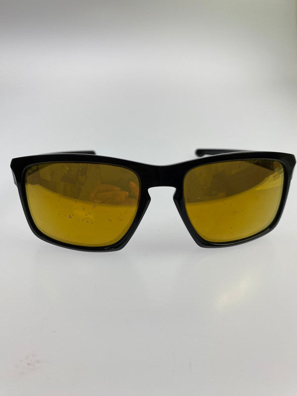 【中古品】【メンズ】 OAKLEY オークリー SLIVER SUNGLASSES OO9269-03 スリバー サングラス アイウェア 203-240523-yn-09-min サイズ：57□17 141 カラー：ブラック/イエロー 万代Net店