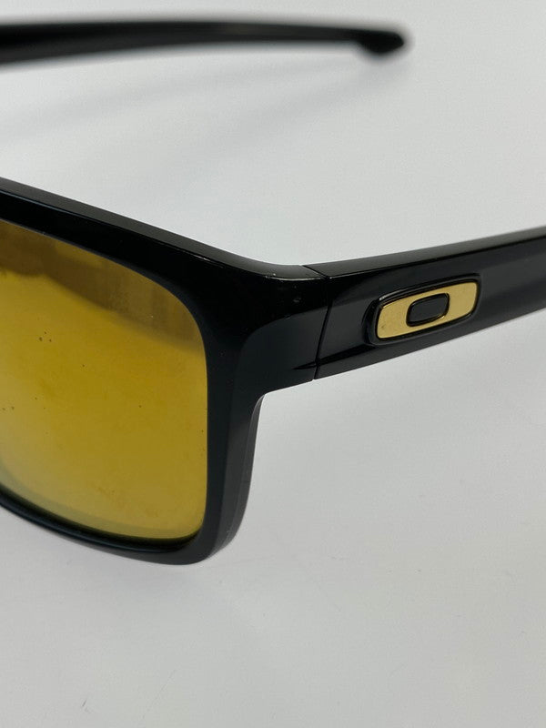 【中古品】【メンズ】 OAKLEY オークリー SLIVER SUNGLASSES OO9269-03 スリバー サングラス アイウェア 203-240523-yn-09-min サイズ：57□17 141 カラー：ブラック/イエロー 万代Net店