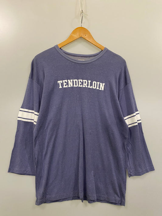 【中古品】【メンズ】 TENDERLOIN テンダーロイン T-NFL 4 4 Tシャツ トップス 142-240905-me-18-min サイズ：M カラー：パープル系 万代Net店