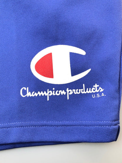 【中古品】【メンズ】 Champion チャンピオン K-TY721 日本製 90S TRANING SHORTS 1990年代 トレーニングショーツ メンズ ボトムス 157-260411-KS-29-min サイズ：XO カラー：ブルー 万代Net店