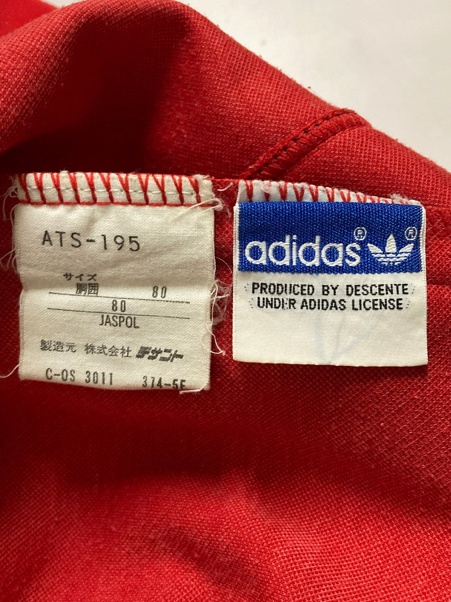 【中古品】【メンズ】 adidas アディダス ATS-195 西ドイツ製 70-80S TRACK PANTS トラックパンツ ボトムス 157-250713-AS-30-min カラー：レッド 万代Net店